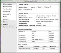 OpenDS 1.2 Control Panel